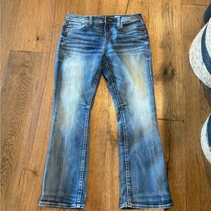 Buckle Men's Bootcut Jeans - Blue